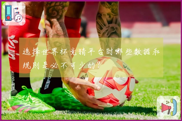 选择世界杯竞猜平台时哪些数据和规则是必不可少的?