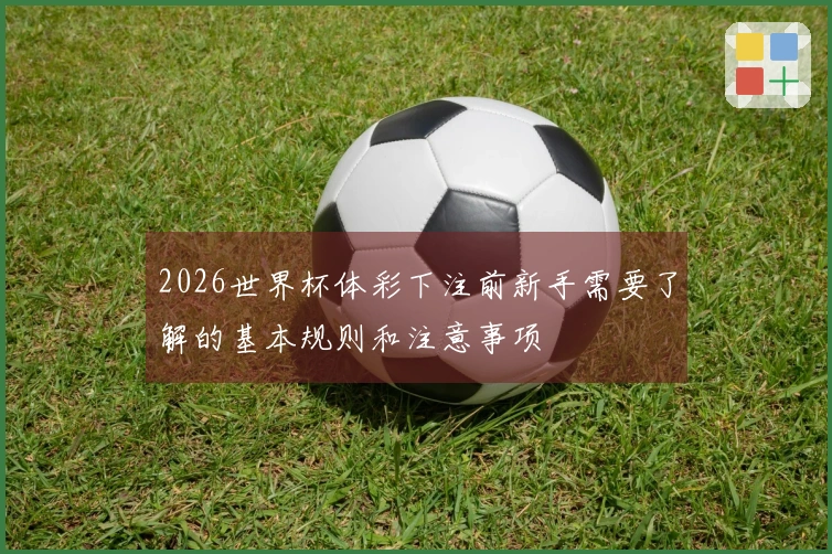2026世界杯体彩下注前新手需要了解的基本规则和注意事项